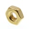 Prime-Line Machine Screw Nut, #8-32, Brass, Brass, 50 PK 9074116 - alternate 1